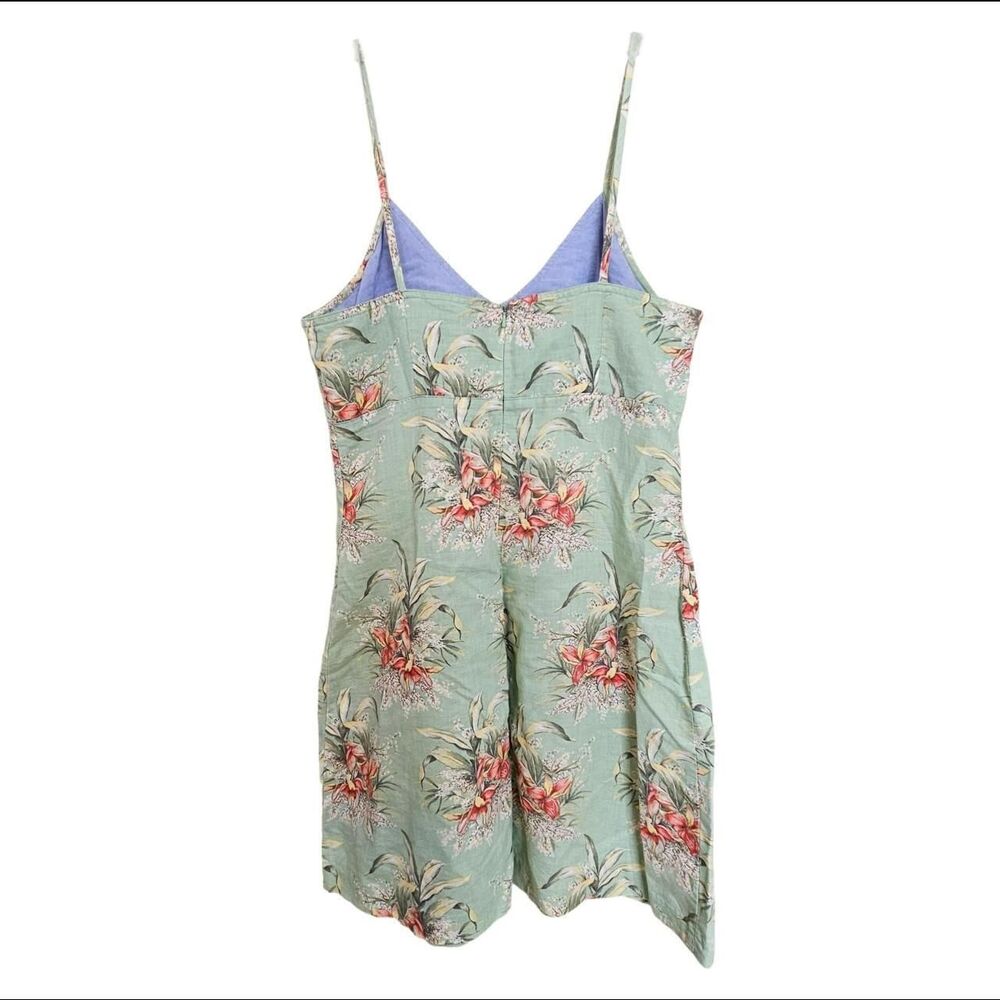90s coconut girl boho floral tropical mini dress Tommy Hilfiger - Picture 2 of 4